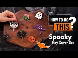 Leather Halloween Key Cover Pattern DIY