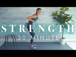 Strength Training Workout for Beginners & Seniors // Isometric & Balance Exercises!