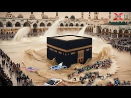 Shocking! Holy Kaaba Submerged in Massive Flood – Unbelievable Scenes in Makkah Taif, Saudi Arabia!