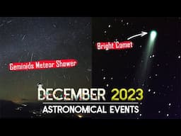 See Comet 62P/Tsuchinshan | Geminids | Planets Through a Telescope in Dec 2023!