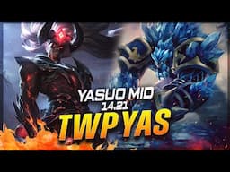 TheWanderingPro - Yasuo vs Malphite MID Patch 14.21 - Yasuo Gameplay