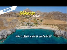 Skinaria beach  Rethymnon Crete Greece 4K