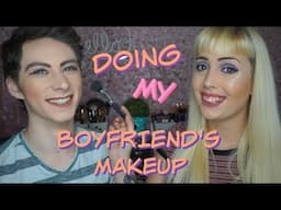 DOING MY BOYFRIEND'S MAKEUP CHALLENGE