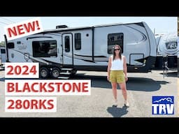 New 2024 Blackstone 280RKS With Lighter Interior! 4 Seasons, Off Grid, Luxury Travel Trailer!