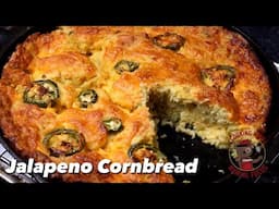 Make this DELICIOUS Jalapeno Cheddar Cornbread this HOLIDAY