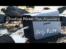 Portable Reverse Osmosis Water Filter For $209 // Does It Work? // ITEHIL