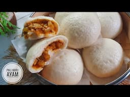 Pau Kari Ayam Lembut dan Gebu | Soft and Fluffy Chicken Curry Steamed Bun