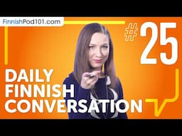 How to Understand Multi-Step Directions in Finnish | Daily Conversations #25