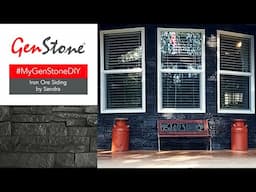 Dramatic Stacked Stone Facelift with Iron Ore GenStone 🏚🔜🏠#MyGenStoneDIY