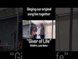 “Giver of Life” song by ERSKIN ft. Lydia Walker, singing together live! Clarksville TN house concert