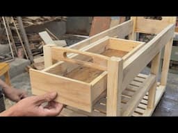 DIY Ideas From Pallet Wood // How To Make A Shoe Rack With A Modern Design To Keep Up With The Trend