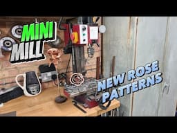 Metal rose patterns, mini mill and tidying up.