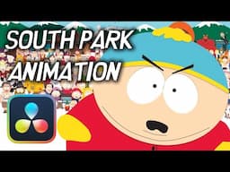 SOUTH PARK Style ANIMATION in DaVinci Resolve. Part 1