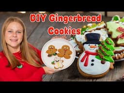 Assistant Bakes and Decorates Homemade Gingerbread Men