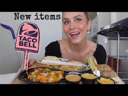 Taco Bell Mukbang (NEW street chalupas and NEW nacho fries)