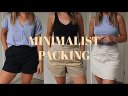 Pack My Minimalist Suitcase With Me | 8 Days in Spain, 1 Carry-on ONLY