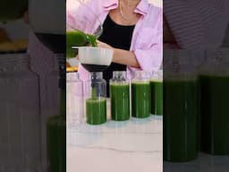 Morning Green Juice for Energy, Skin, & Health! #shorts