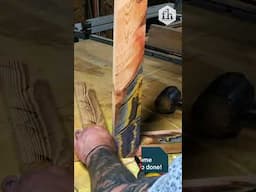 Man Builds Simple Sawbuck to Cut Logs