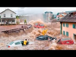 Spain is in recession! Storms and floods continue to sweep away all vehicles and property