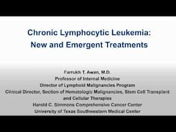 Chronic Lymphocytic Leukemia: Treatment Updates