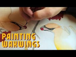 Painting 'Waxwings' | Paint With Me