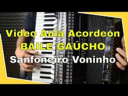 Video Aula Acordeon - Sanfoneiro Voninho Baile Gaúcho