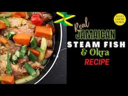 Mouth-watering Jamaican Steam Fish with Okra Recipe! - Roxy Chow Down BEST Recipes