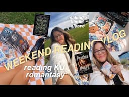 reading KU romantasy all weekend ✨ | reading vlog