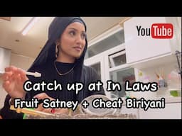 Catch up at In laws, Fruit Satney, Cheat Biriyani #dailyvlogs