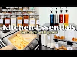 4.4 SHOPEE SALE (Kitchen Essentials, Organizers, Aesthetic feels✨) | Ar. Erika Lim