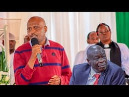 DRAMA AS MOSES KURIA HECKLED AND KICKED OUT OF MCA'S BURIAL IN MURANG'A FOR ATTACKING GACHAGUA