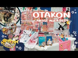 trying to make back my $1200 table 😇 at Otakon Artist Alley VLOG 2024