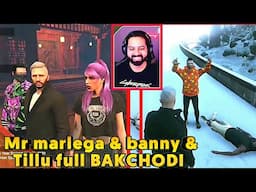 Mr marlega & Bunny & Tillu funny moments GTA 5 RP FUNNY HIGHLIGHTS ft. RakaZone Gaming