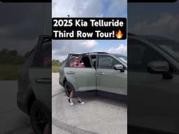 Check out the Third Row in the 2025 Kia Telluride... is it Spacious Enough??