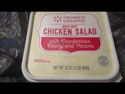 Walmart Chicken Salad With Cranberries Celery & Pecans + A Sandwich Review Inspired By The Believer