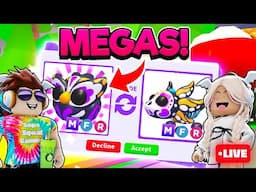 Making the ALL NEW MEGA OWL & MEGA SUGAR AXOLOTL! Adopt Me! LIVE!