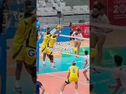 Inside + Net Touch?🤔 #volleyball #shorts