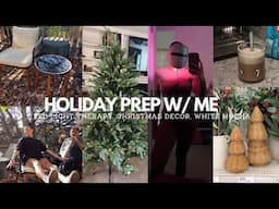 VLOG: LED LIGHT THERAPY, WHITE MOCHA, CHRISTMAS DECOR SHOPPING & PATIO FURNITURE