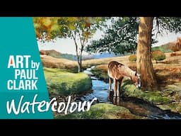 How to Paint a Pony in the New Forest in Watercolour