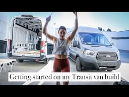 Starting my DIY camper van | EP. 1 Building the subfloor