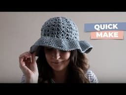 How to Crochet a Sun Hat in Just a Few Hours