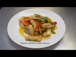 Squid with Jimmy’s Sate Sauce