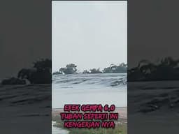 efek gempa 6,0 tuban seperti ini kengerian nya