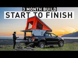 DIY Truck Camper. Full Build Timelapse