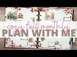 MONTHLY PLAN WITH ME | NOVEMBER MONTHLY SPREAD LIVE LOVE POSH LUXE FALL PLANYTHING FANTASTIC FALL