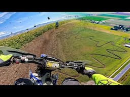 Off-Road Race Through a Giant Corn Maze!! - Cache Valley MX