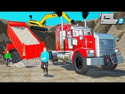 OUR "QUARRY" BIGGEST DECISION YET! NEW $400,000 DUMP TRUCK ON FLAT SURVIVAL - Farming Simulator