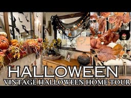 VINTAGE HALLOWEEN HOME TOUR 2024/CLASSIC HALLOWEEN HOME DECOR/HALLOWEEN HOME DECORATING IDEAS 2024