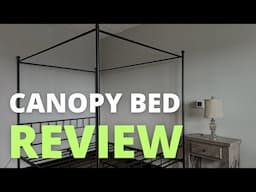 Yaheetech Metal Canopy Platform Bed Frame Review