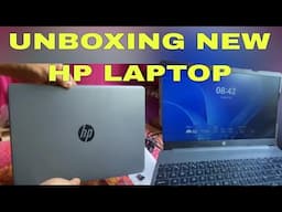 Unboxing New HP Laptop//Basic Learning